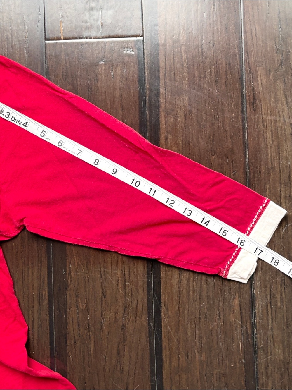Tunic top Soft Surroundings women's Red XL linen cotton holidays festive - Picture 6 of 9